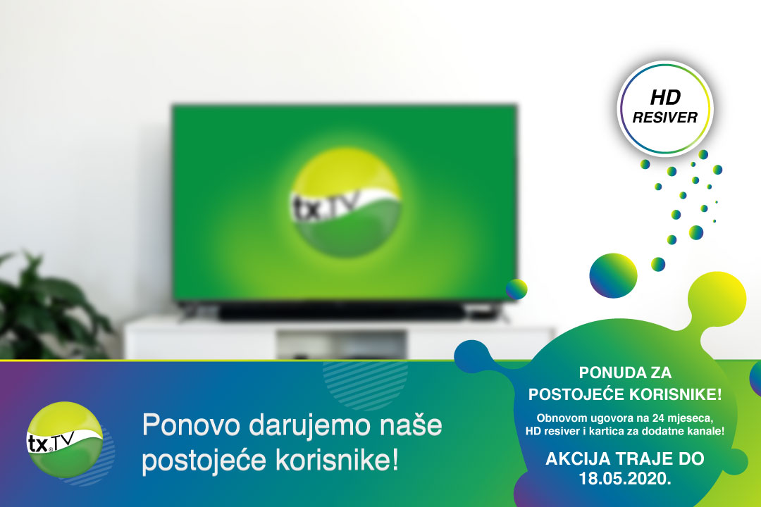 TXtv daruje svoje postojeće korisnike!